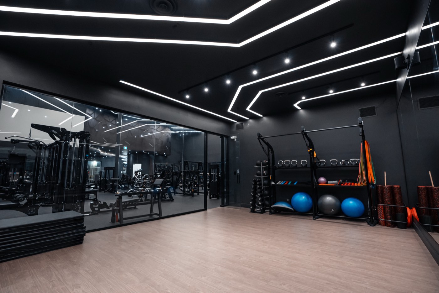 Fittopia Fitness Center cardio floor