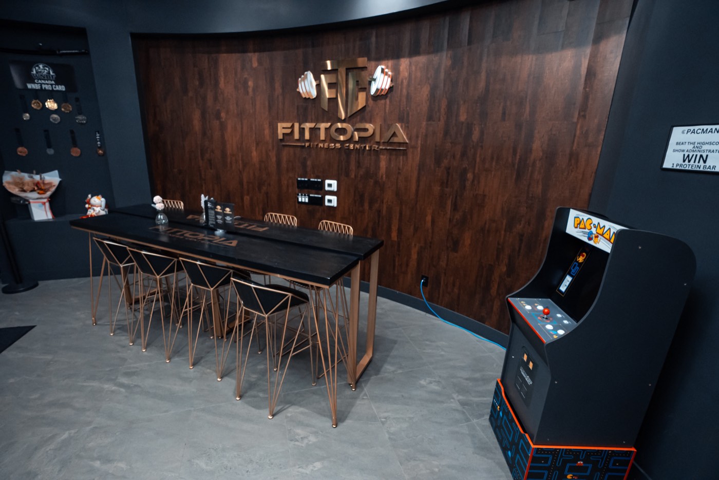 Fittopia Fitness Center reception